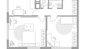 2-к квартира, вторичка, 60м2, 20/23 этаж