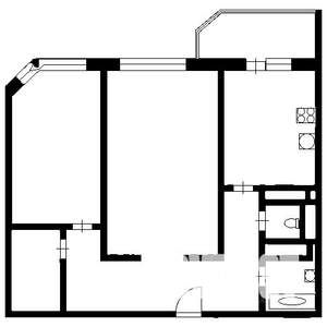 2-к квартира, вторичка, 61м2, 10/23 этаж