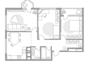3-к квартира, вторичка, 87м2, 6/23 этаж