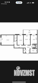 3-к квартира, вторичка, 92м2, 2/18 этаж